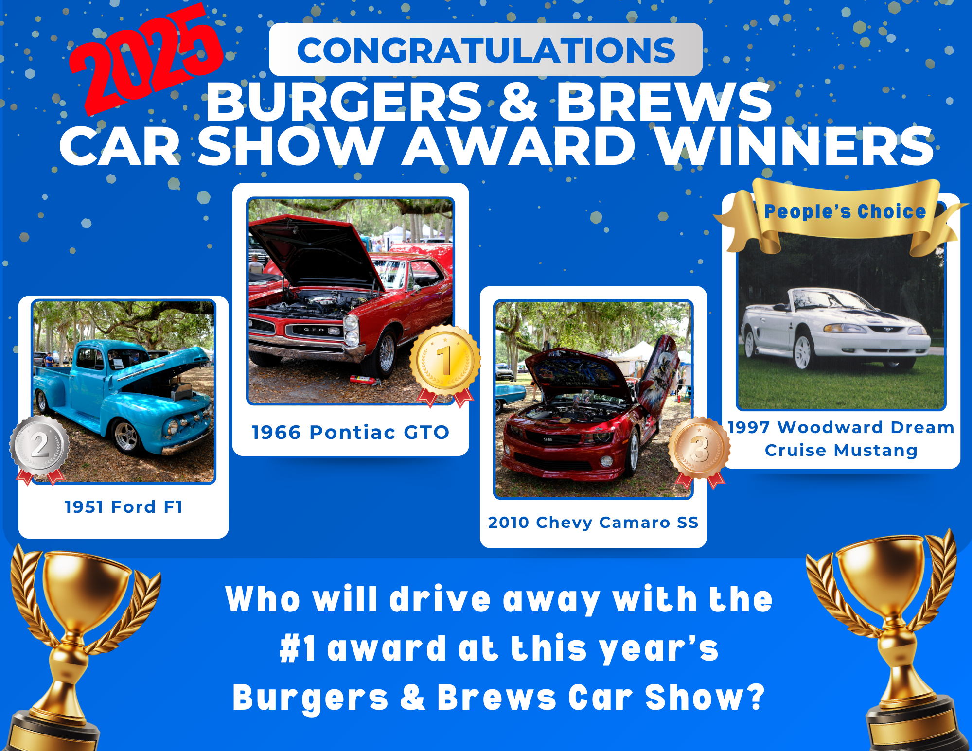 2025 Car Show Award Winners